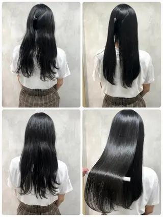 ロング 満足度⭕️縮毛矯正師 谷口にお任せを👍のヘアスタイル