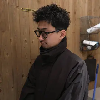 ショート パーマ メンズ BELO MAN所属・BELO MAN吉川 大貴のヘアスタイル