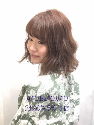 ショート カラー OAK溝の口 𖠋SHINYAのヘアスタイル