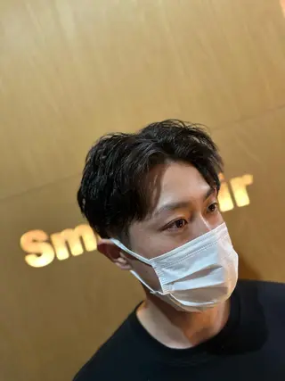 ショート メンズカットNo,1 小池 魔裟斗のヘアスタイル