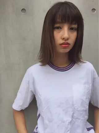 ショート ミディアム カラー コジマ ダイスケのヘアスタイル