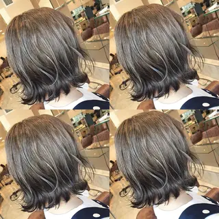 ミディアム カラー パーマ ヘアアレンジ 🫧代表/新宿駅近/ 限定価格🫧田辺貴裕のヘアスタイル