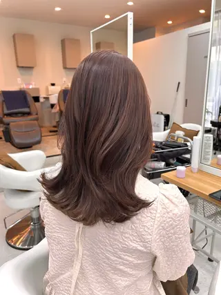 セミロング 磯部 拓磨のヘアスタイル
