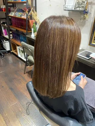 カラー 艶カラー/ レイヤー/あいりのヘアスタイル