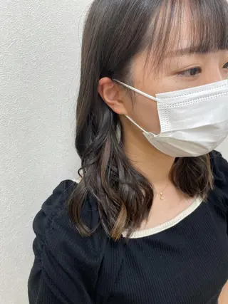 ミディアム カラー ヘアアレンジ like みやびのヘアスタイル
