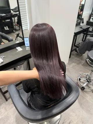 ロング カラー ヘアアレンジ 💗暖色特化ピンク/ 赤髪💗HARUNAのヘアスタイル