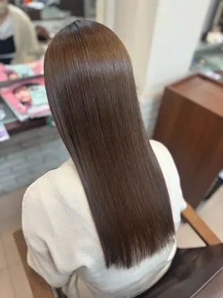 ロング カラー 富澤あゆみ/髪質改善 /透明感カラーのヘアスタイル