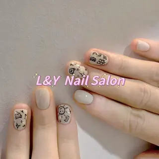 ネイル L&Y Nail🎀 思雪のネイルデザイン