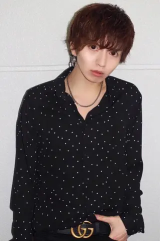 ショート カラー メンズ 曲がる縮毛矯正 髪質改善/西尾 幸樹のヘアスタイル