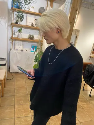 ショート カラー 韓国ヘア♡レイヤー AYAのヘアスタイル