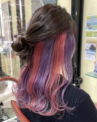 ロング カラー ヘアアレンジ 井上 武輝のヘアスタイル