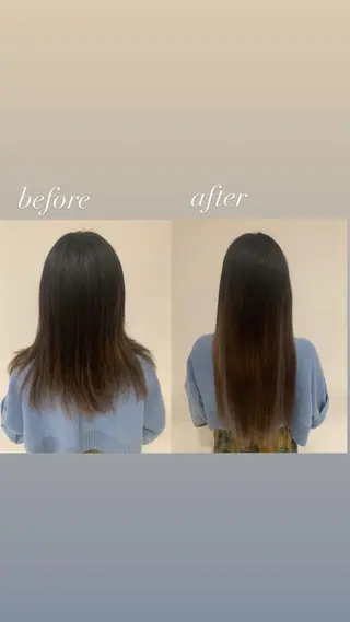 ロング 佃 知南のヘアスタイル