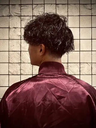 ショート パーマ メンズ ヒロ銀座 miu 7/1から新宿店のヘアスタイル