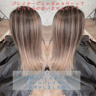 ロング カラー レイヤー/ウルフ ハイトーンhiroのヘアスタイル