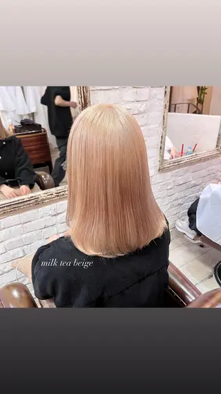 カラー Belle所属・ブリーチカラー/ Kotoneのヘアスタイル