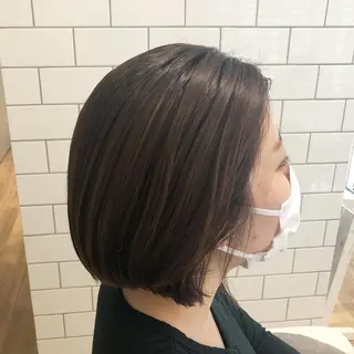 セミロング カラー ヘアアレンジ ✨🌿大人可愛い愛さ れhair🌿✨松本のヘアスタイル