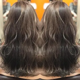 カラー kva所属・☺︎ RIHOのヘアスタイル