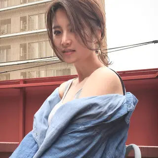 ショート ヘアアレンジ 上川 美幸のヘアスタイル