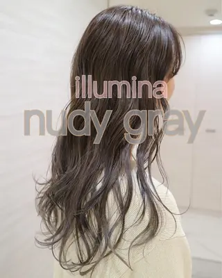 ロング カラー 斉藤 貴也のヘアスタイル