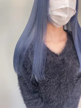 ロング カラー ikuma/ ミルクティーのヘアスタイル