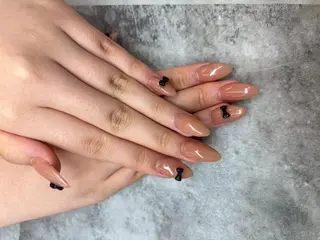 ネイル 井上春菜/長さだし パラジェルフィルインのネイルデザイン