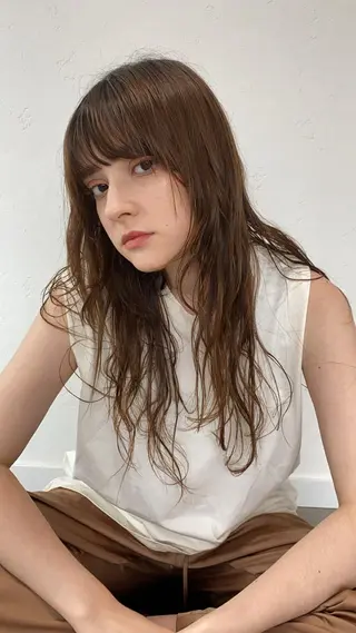 ロング カラー 柔らかいcolor 🌿harukaのヘアスタイル