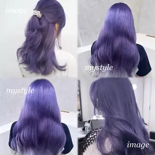 ロング カラー 韓国ヘア🇰🇷透明 感カラー/yui💞のヘアスタイル