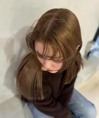 ロング カラー land所属・透明感カラー/レイヤ ー🌙Honokaのヘアスタイル