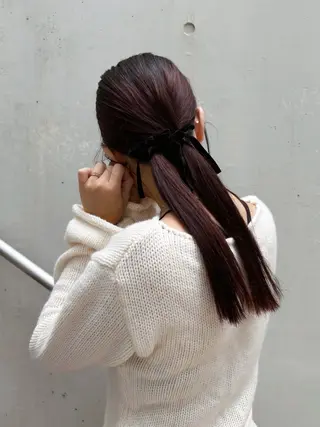 ロング カラー 🍑透明感hair ・NENE🍑のヘアスタイル