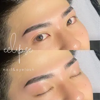 メンズ アイブロウ eclipse eyelashのマツエク・マツパデザイン