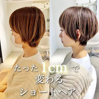 ショート カラー LucksiMie 銀座店所属・【韓国　レイヤー 髪質改善✨】かずのヘアスタイル