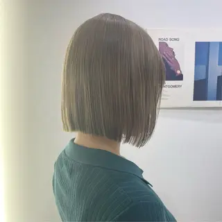 ショート カラー ハイトーン×デザイン 🪽🫧HIKARIのヘアスタイル