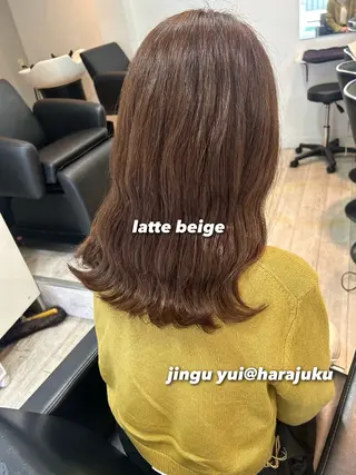 ミディアム カラー パーマ ヘアアレンジ メンズ ワット 原宿のヘアスタイル