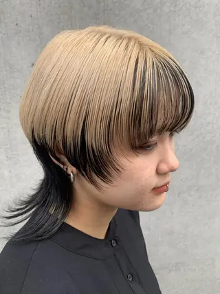 ミディアム カラー メンズパーマ/ メンズカット/タクヤのヘアスタイル