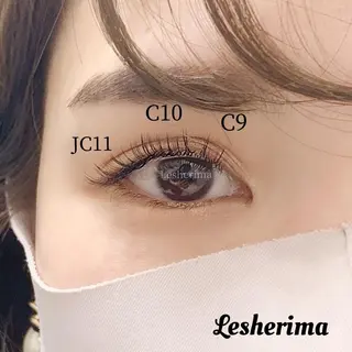 マツエク・マツパ Lesherima 【amiri】のマツエク・マツパデザイン