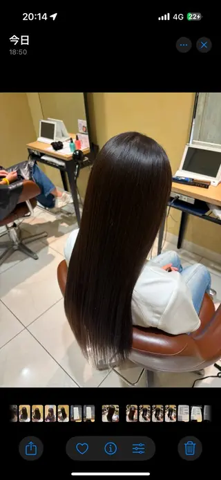 ロング 🎱Ricona🎱 eye/colorのマツエク・マツパデザイン