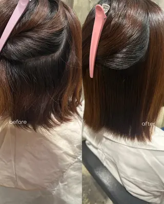 ショート 縮毛矯正/カラー🪽 りおんのヘアスタイル