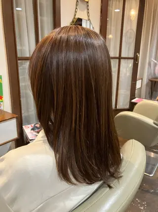 セミロング 髪質改善 pulirのヘアスタイル