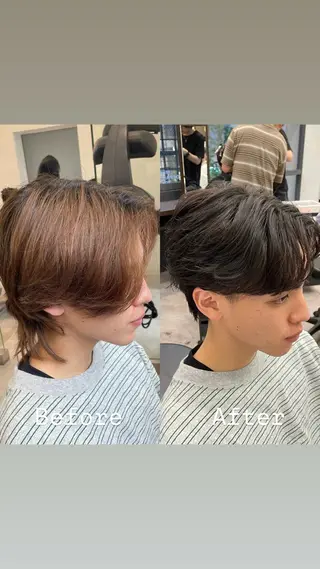 カラー メンズ メンズ特化 / ツイスパ🔥高林拓斗のヘアスタイル