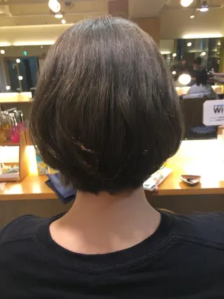 ショート カラー パーマ ヘアアレンジ メンズパーマの巨匠 鈴木純のヘアスタイル