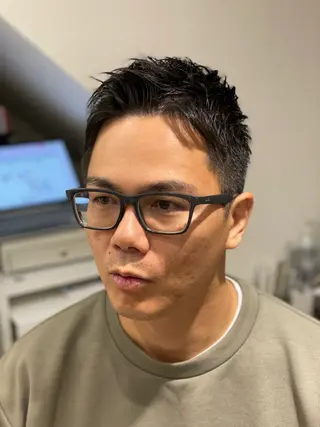 ショート メンズ 渡邉 直登のヘアスタイル