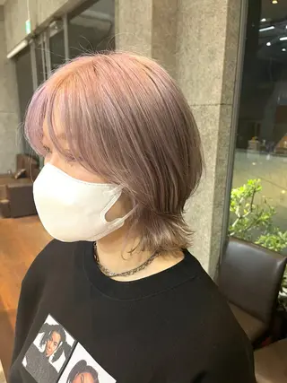 ミディアム カラー うるツヤハイトーン✨ /西川郁巳のヘアスタイル