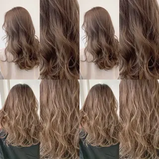ロング カラー ✨韓国艶髪✨ケア ブリーチ🫧アキラのヘアスタイル