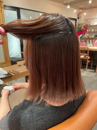 ミディアム ヘアアレンジ 韓国風カット/ 髪質改善 黒崎のヘアスタイル