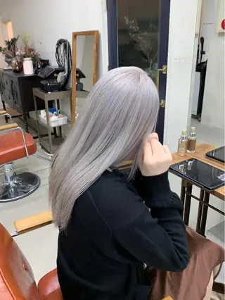 ロング カラー 似合わせカット ケアパーマ喜来雅由のヘアスタイル