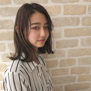 ミディアム 冨木 雄斗のヘアスタイル