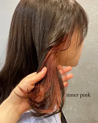 ミディアム カラー schon所属・み うのヘアスタイル