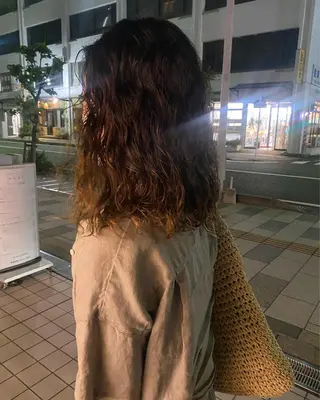 セミロング パーマ パーマ指名No1 /namiのヘアスタイル