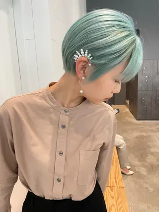 ショート 瓜谷 亮磨のヘアスタイル