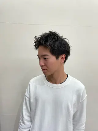 メンズ 慎太朗/メンズカット /スパイキー/パーマのヘアスタイル